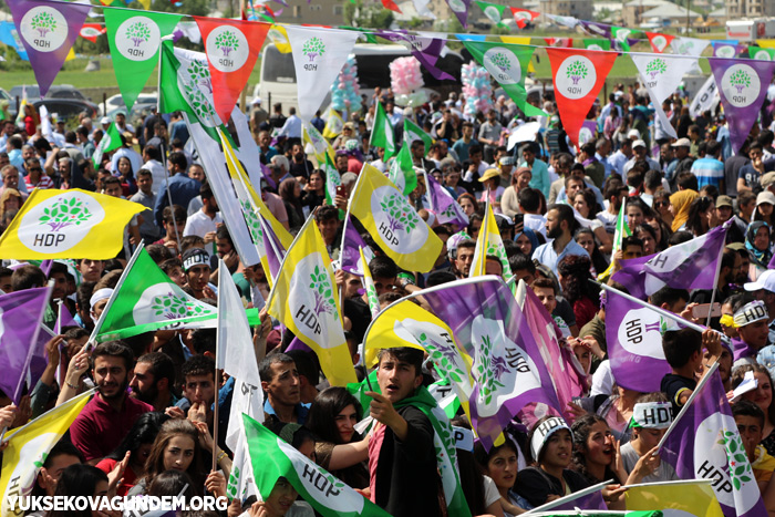 HDP Yüksekova'da miting düzenledi 13