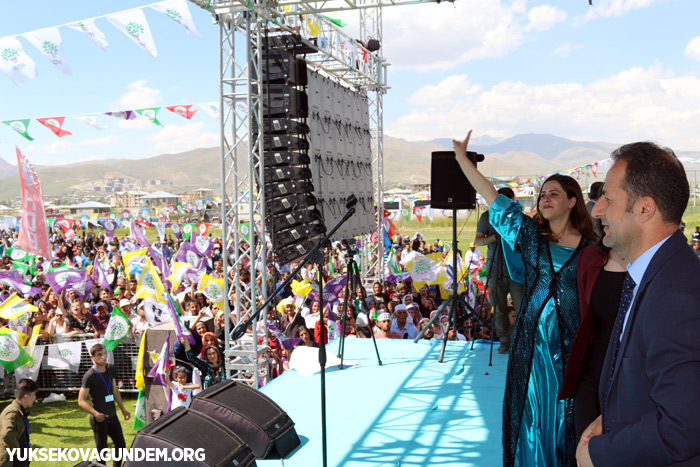 HDP Yüksekova'da miting düzenledi 15
