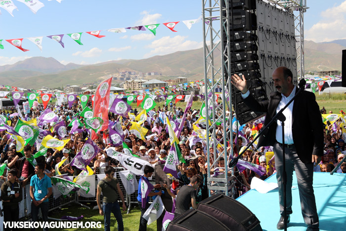 HDP Yüksekova'da miting düzenledi 17