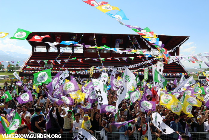 HDP Yüksekova'da miting düzenledi 19