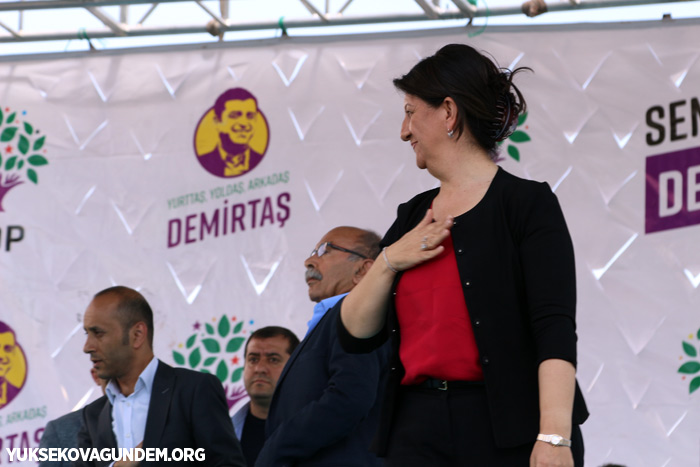 HDP Yüksekova'da miting düzenledi 2