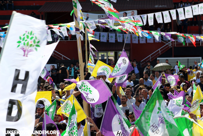 HDP Yüksekova'da miting düzenledi 24