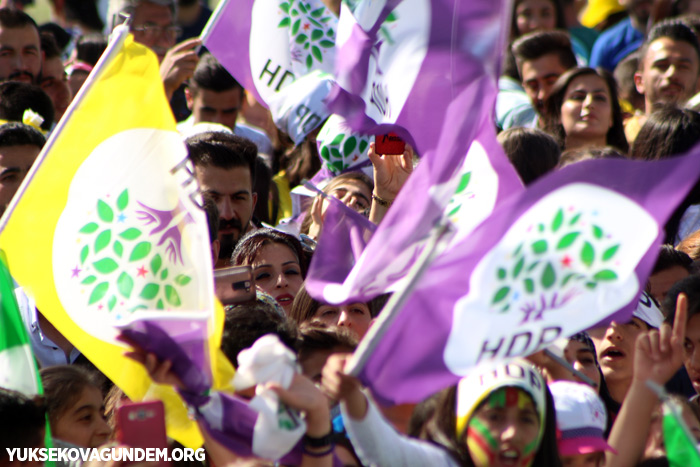 HDP Yüksekova'da miting düzenledi 32