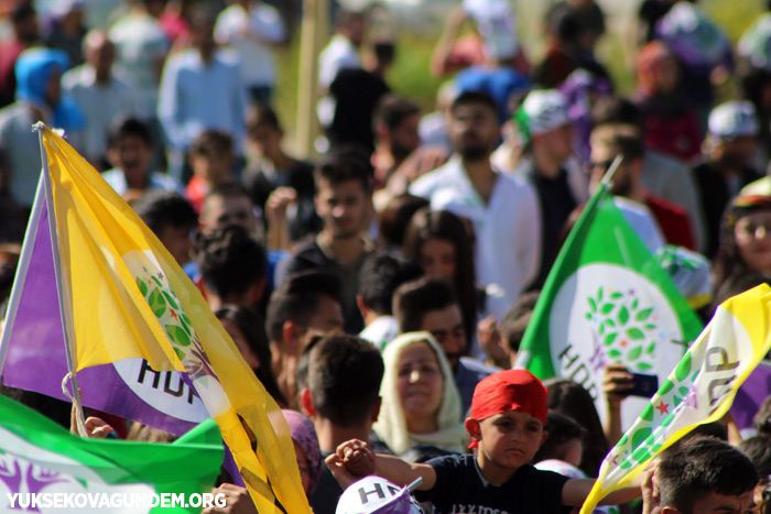 HDP Yüksekova'da miting düzenledi 33