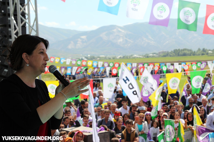 HDP Yüksekova'da miting düzenledi 8