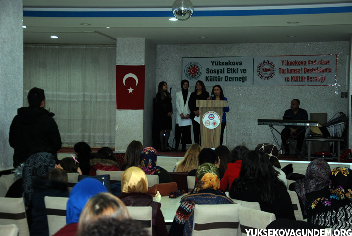Yüksekova'da ‘Kadınlarımız İçin Bir Aradayız’ etkinliği 6