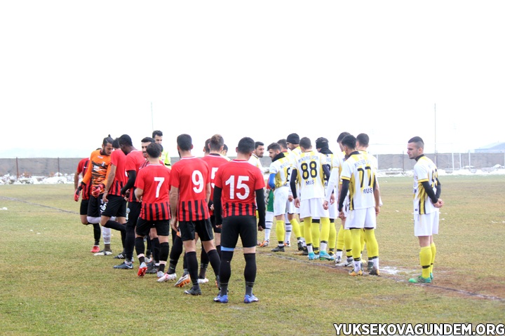 Yüksekova Belediyespor-Muş Mendere Spor: 1-1 3