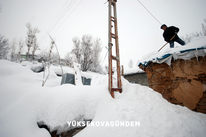 Yüksekova'da kar yağışı etkisini sürdürüyor 14