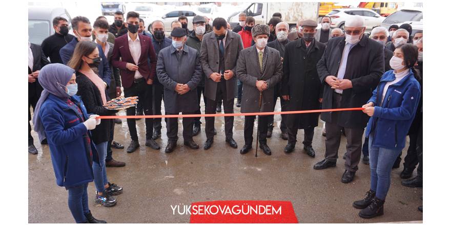 Yüksekova'da yeni iş yeri açılışı