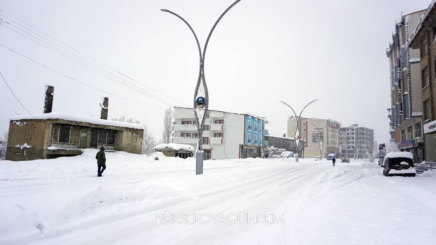 Yüksekova’da yoğun kar yağışı 2