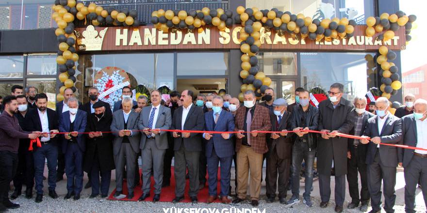 Yüksekova'da 'Hanedan Sofrası' hizmete açıldı