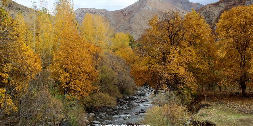 Yüksekova’da sonbahar güzelliği