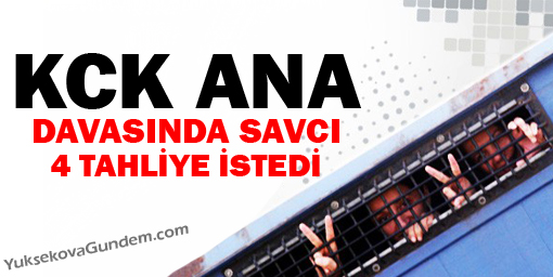 KCK ana davasında savcı 4 tahliye istedi