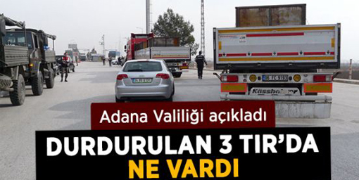 'TIR'larda MİT'in personeli vardı'