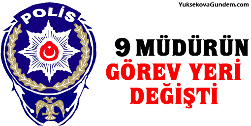 9 şube müdürü değişti