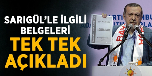 Başbakan Erdoğan sözünü ettiği belgeleri açıkladı