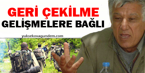 Bayık: Geri çekilme gelişmelere bağlı