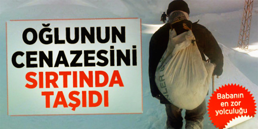Muharremin cenazesini çuvala koyup sırtlarında taşıdılar