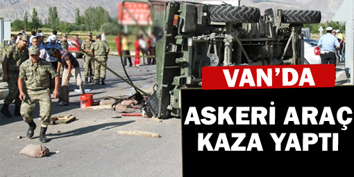 Van'da Askeri Araç Kaza Yaptı