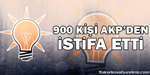 AKP'den 900 Kişi İstifa Etti