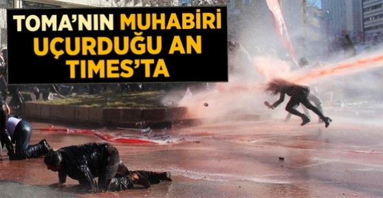 TOMA Mağduru Muhabirin Fotoğrafı Times'ta