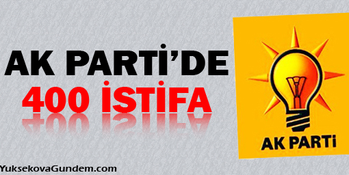 AKP'de 400 istifa
