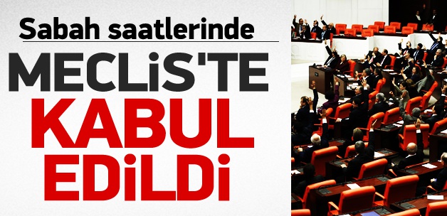 Demokratikleşme Paketi Meclis'te Kabul Edildi
