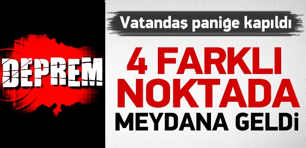 Karadeniz, Mersin ve Adana'da deprem oldu