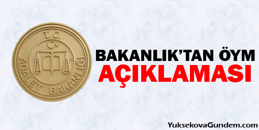 Adalet Bakanlığı'ndan ÖYM kanunu açıklaması