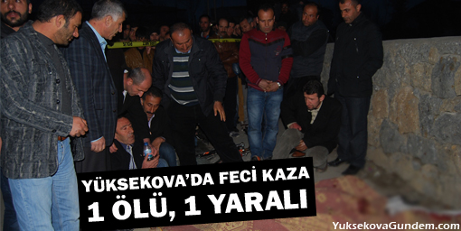 Yüksekova'da Feci Kaza: 1 ölü