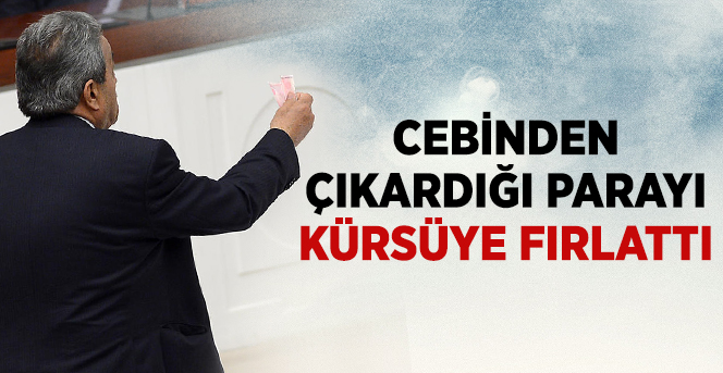 Kamer Genç meclise para attı!