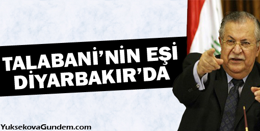 Talabani'nin Eşi Diyarbakır'da