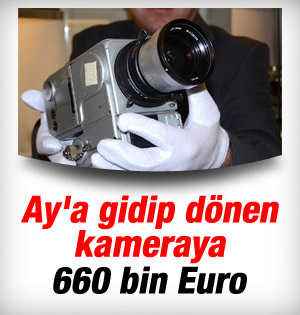 Ay'a gidip dönen kameraya 660 bin Euro