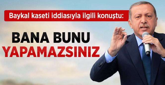 Erdoğan'dan 'Deniz Baykal' açıklaması