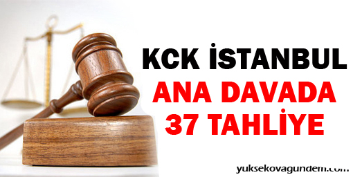 KCK İstanbul ana davada 37 tahliye