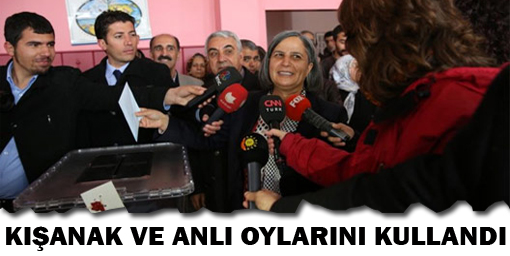 Kışanak ve Anlı oylarını kullandı