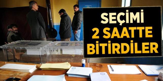 Van Edremitte Seçimi 2 Saat Bitirdiler