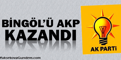 Bingöl'ü AKP kazandı