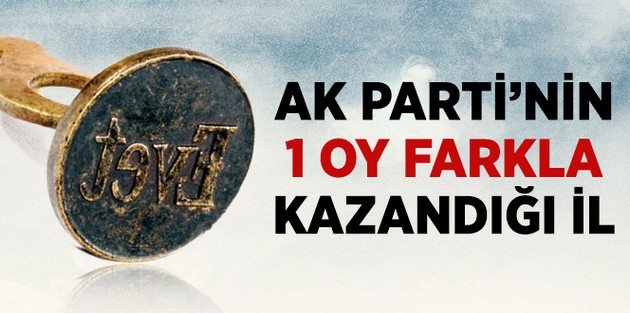 AK Parti Yalova'yı 1 Oy Farkla Kazandı