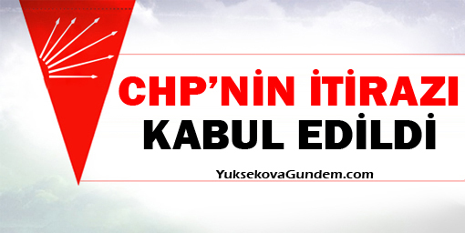 CHP'nin Akdeniz itirazı kabul edildi