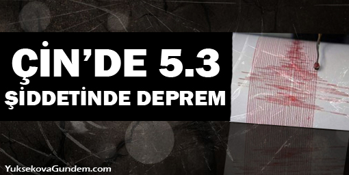 5.3 şiddetinde deprem