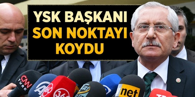 YSK Başkanı: Yargısal Görev Başladı