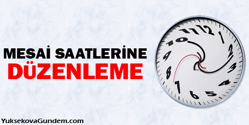 Mesai saatlerine yeni düzenleme