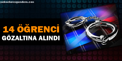 Nevşehirde 14 Kürt öğrenci gözaltına alındı