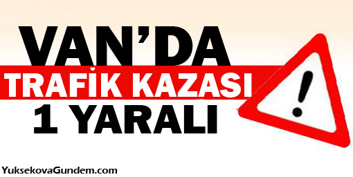 Van'da Trafik Kazası 1 kişi Yaralandı