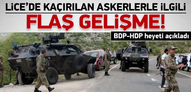 Alıkonulan 2 uzman çavuşu serbest bırakıldı