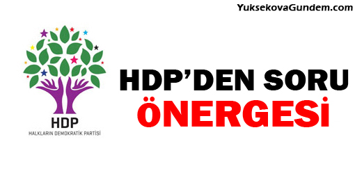 HDPden İşten Çıkarılan Memurlar İçin Soru Önergesi