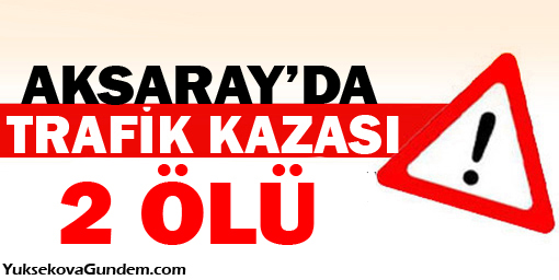 Minibüs kaza yaptı: 2 ölü