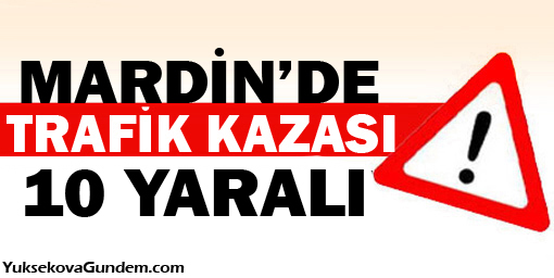 Mardin'de kaza: 10 öğrenci yaralı