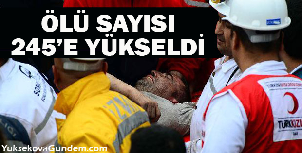 Ölü Sayısı 245'e Yükseldi